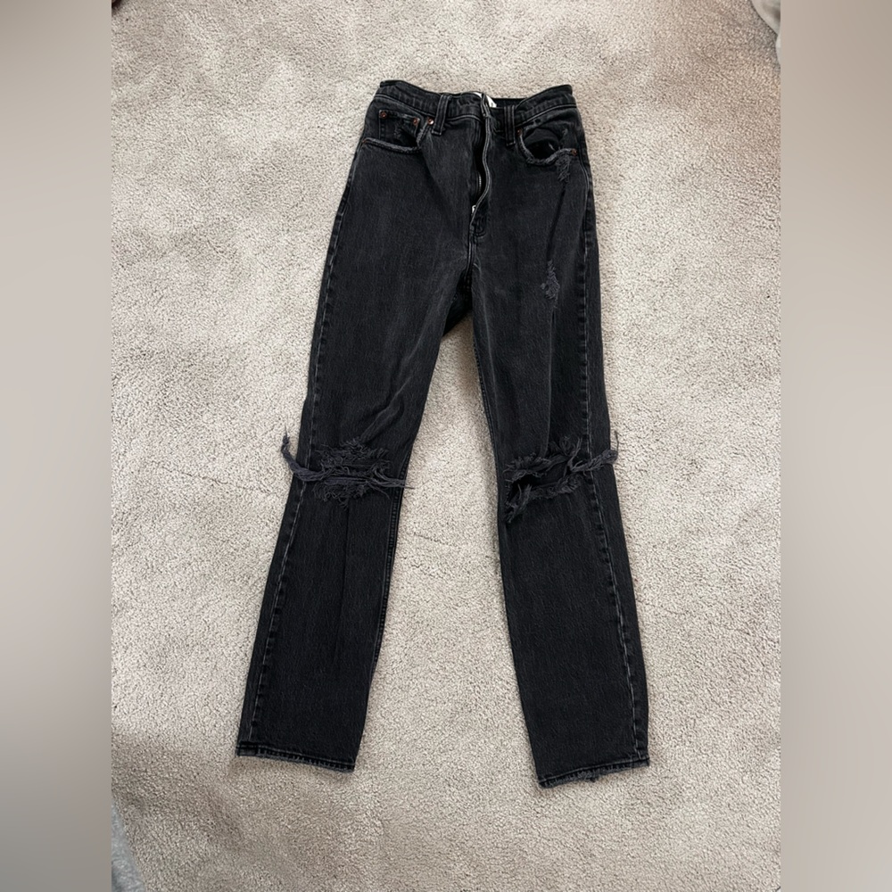 Abercrombie & Fitch Ultra High Rise 90’s Straight Jeans